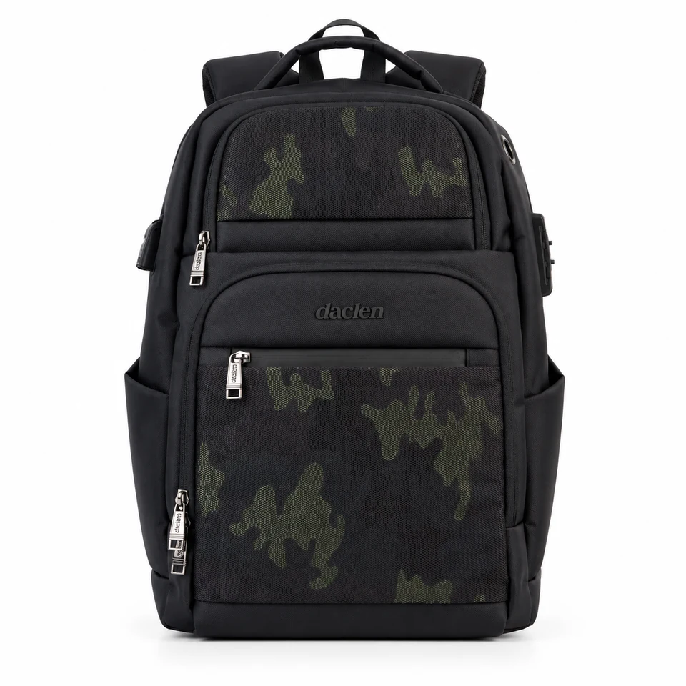 Aurora Army Backpack — tampilan depan