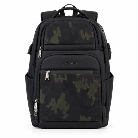 Aurora Army Backpack — tampilan depan