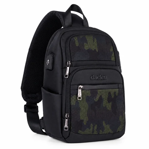Orion Army Slingbag — tampilan depan dari sudut alternatif
